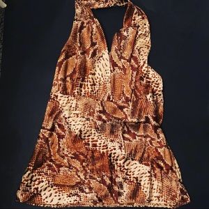 Express silk halter top!